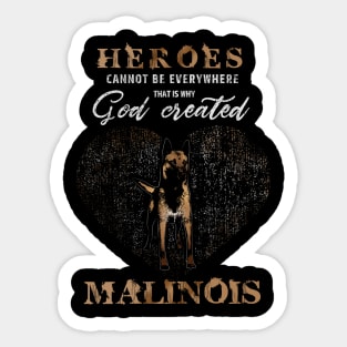 Malinois  - Belgian shepherd - Mechelaar Sticker